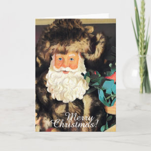 Santa Claus Merry Christmas Art Feiertagskarte