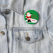 Santa Claus Merry Christmas Button (Beispiel)