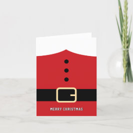 Santa Claus Merry Christmas Feiertagskarte