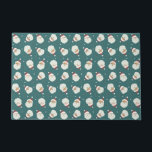 Santa Claus Merry Christmas Fußmatte<br><div class="desc">Niedliche Abbildung von drei Weihnachtssichtern. Ideal für die Ferienzeit.</div>