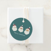 Santa Claus Merry Christmas Geschenkanhänger (Beispiel)