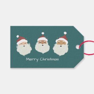 Santa Claus Merry Christmas Geschenkanhänger