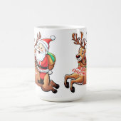Santa Claus Merry Christmas Kaffeetasse (Mittel)