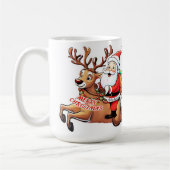 Santa Claus Merry Christmas Kaffeetasse (Links)