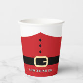 Santa Claus Merry Christmas Pappbecher (Vorderseite)