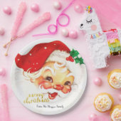 Santa Claus Merry Christmas Pappteller (Party)