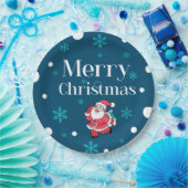Santa Claus Merry Christmas Pappteller (Party)