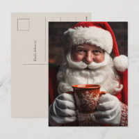 Santa Claus Merry Christmas Post Card