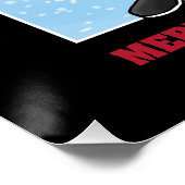 Santa Claus Merry Christmas Poster (Ecke)