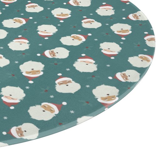 Santa Claus Merry Christmas Schneidebrett (Ecke)