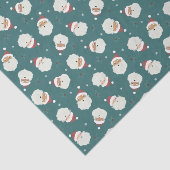 Santa Claus Merry Christmas Seidenpapier (Ausschnitt)