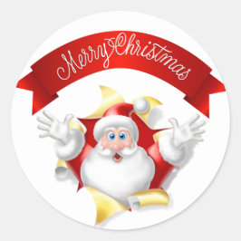 Santa Claus Merry Christmas Sticker