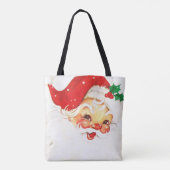 Santa Claus Merry Christmas Tasche (Rückseite)