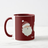 Santa Claus Merry Christmas Tasse (Links)