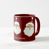 Santa Claus Merry Christmas Tasse (VorderseiteRechts)