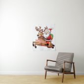 Santa Claus Merry Christmas Wandteppich (Beispiel)