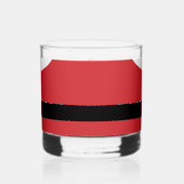 Santa Claus Merry Christmas Whiskyglas (Rückseite)