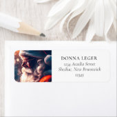 Santa Claus Merry Weihnachts-Rücksendeadresse (Insitu)