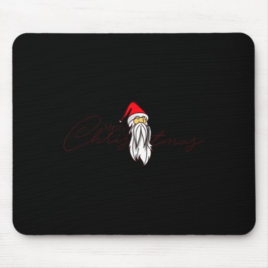 Santa Claus Merry Xmas Merry Christmas Happy New Y Mousepad (Vorne)