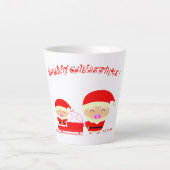 Santa Claus Milchtasse (Vorderseite)