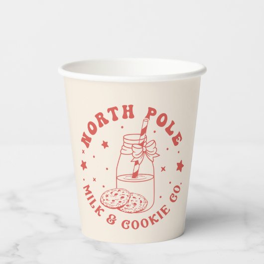 Santa Claus - Milk and Cookie Co. Pappbecher (Rückseite)
