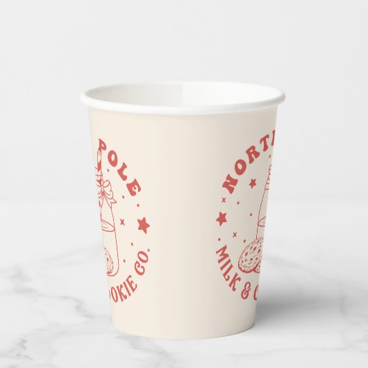 Santa Claus - Milk and Cookie Co. Pappbecher (Links)