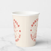 Santa Claus - Milk and Cookie Co. Pappbecher (Rechts)