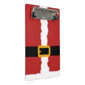 Santa Claus Mini Klemmbrett (Schrägansicht)