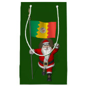 Santa Claus mit Abtritt von Los Angeles CA Kleine Geschenktüte (Vorderseite)