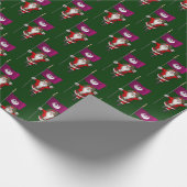 Santa Claus mit der Flagge von Phoenix Geschenkpapier (Ecke)