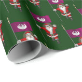 Santa Claus mit der Flagge von Phoenix Geschenkpapier (Rolleneckpunkt)