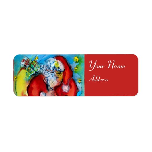 SANTA CLAUS MIT LANTERIN IN DER CHRISTMAS-NACHT (Vorne)