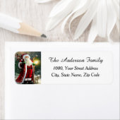 Santa Claus mit Lantern Rücksendeadresse (Insitu)