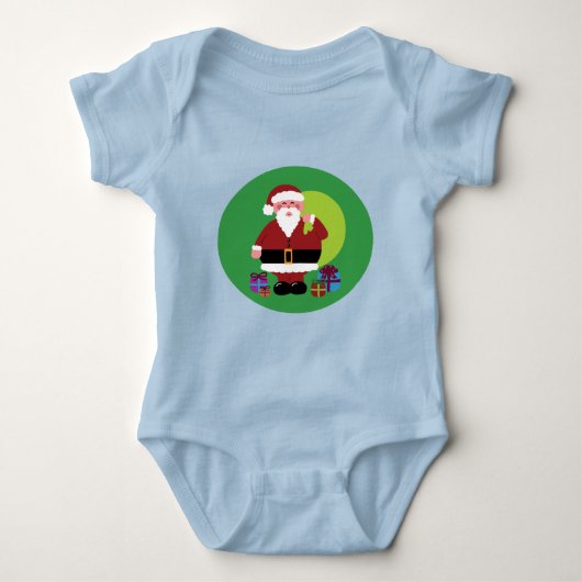 Santa Claus mit Prestige Säugling T - Shirt (Vorderseite)