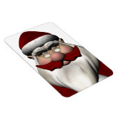 Santa Claus mit Red Mustache Magnet (Rechte Seite)
