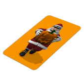 Santa Claus mit riesigem Pumpkin Magnet (Linke Seite)