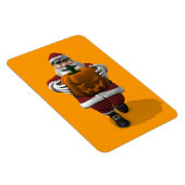 Santa Claus mit riesigem Pumpkin Magnet (Rechte Seite)