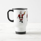 Santa Claus mit rotem Tabby Reisebecher (Links)
