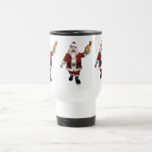 Santa Claus mit rotem Tabby Reisebecher (Mittel)