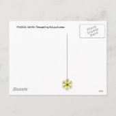 SANTA CLAUS MIT VIOLIN FEIERTAGSPOSTKARTE (Rückseite)