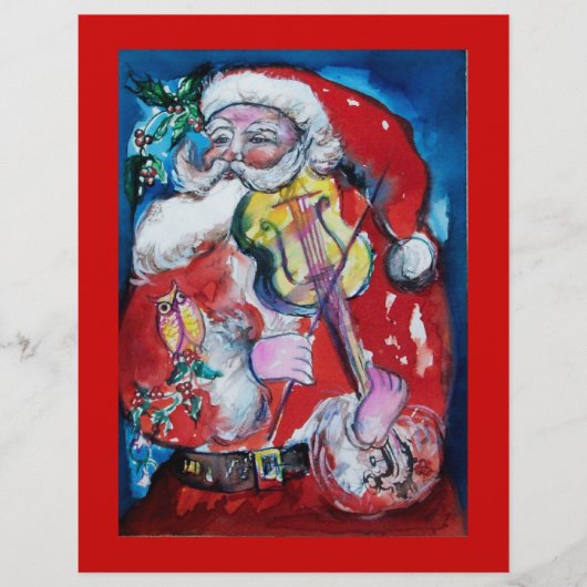 SANTA CLAUS MIT VIOLIN FLYER (Vorne)