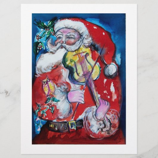SANTA CLAUS MIT VIOLIN FLYER (Vorne)