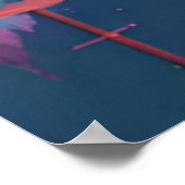 Santa Claus Mitte des Jahrhunderts - Ken Gage Surr Poster (Ecke)