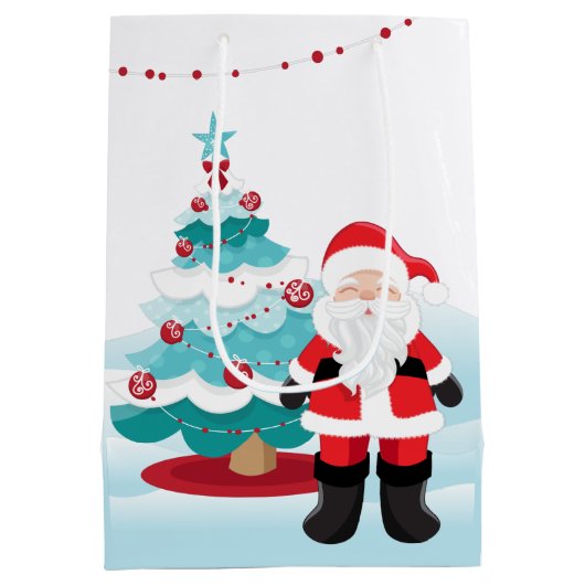 Santa Claus Mittlere Geschenktüte (Rückseite)
