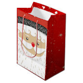 Santa Claus Mittlere Geschenktüte (Vorderseite Schrägansicht)