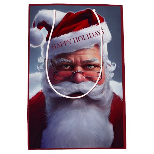 Santa Claus Mittlere Geschenktüte (Vorderseite)