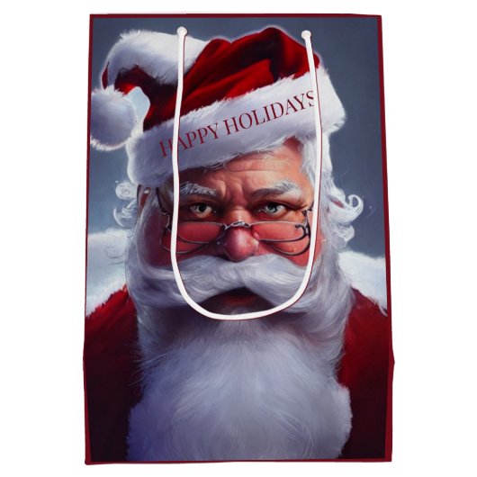 Santa Claus Mittlere Geschenktüte (Rückseite)