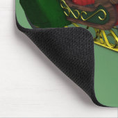 Santa Claus Motor Trike Sledge Mousepad (Ecke)