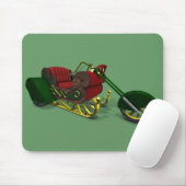 Santa Claus Motor Trike Sledge Mousepad (Mit Mouse)