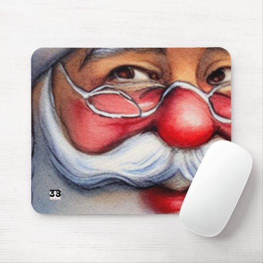 Santa Claus Mousepad (Mit Mouse)